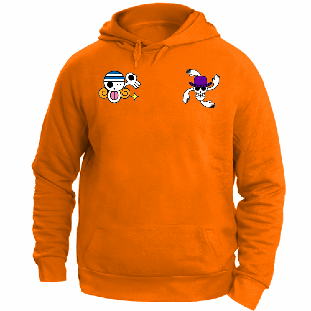 Otaku Hub Store orange / XS Felpa Unisex con Cappuccio Felpa Unisex con Cappuccio Robin & Nami One Piece Anime, Abbigliamento anime, anime store, accessori anime, manga, manga store, abbigliamento manga accessori manga