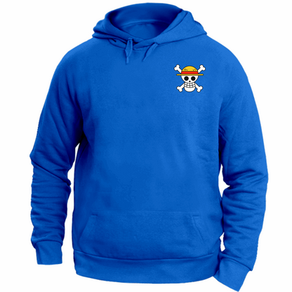 Otaku Hub Store blueroyal / XS Felpa Unisex con Cappuccio Felpa Unisex con Cappuccio Monkey D. Luffy One Piece Anime, Abbigliamento anime, anime store, accessori anime, manga, manga store, abbigliamento manga accessori manga