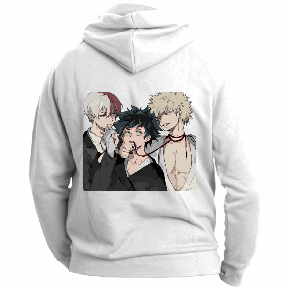 Otaku Hub Store Felpa Unisex con Cappuccio Felpa Unisex con Cappuccio Deku Kacchan Todoroki My Hero Academia Anime, Abbigliamento anime, anime store, accessori anime, manga, manga store, abbigliamento manga accessori manga