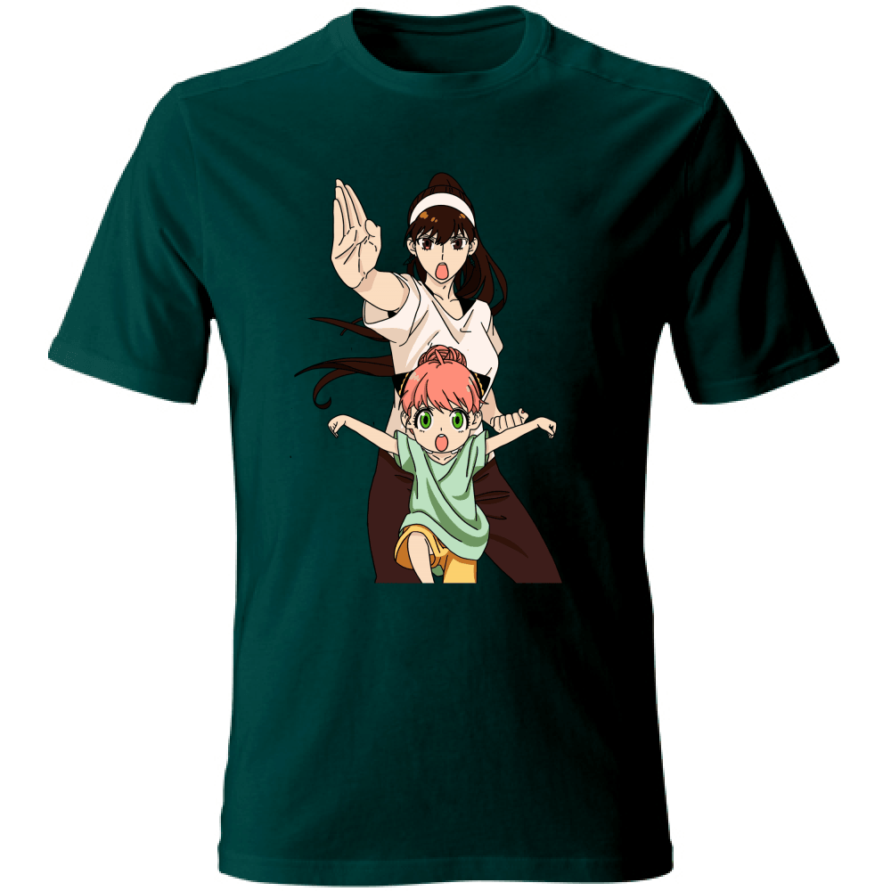 Otaku Hub Store bottlegreen / S T-Shirt Unisex T-Shirt Unisex Anya & Yor Spy x Family Anime, Abbigliamento anime, anime store, accessori anime, manga, manga store, abbigliamento manga accessori manga