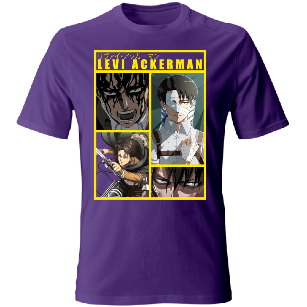 Otaku Hub Store deepberry / S T-Shirt Unisex T-Shirt Unisex Levi Ackerman Attack of Titan Anime, Abbigliamento anime, anime store, accessori anime, manga, manga store, abbigliamento manga accessori manga