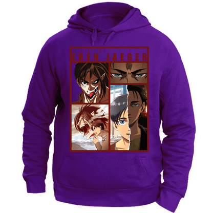 Otaku Hub Store deepberry / XS Felpa Unisex con Cappuccio Felpa Unisex con Cappuccio Felpa Unisex Eren Jaeger Attack of Titan Anime, Abbigliamento anime, anime store, accessori anime, manga, manga store, abbigliamento manga accessori manga