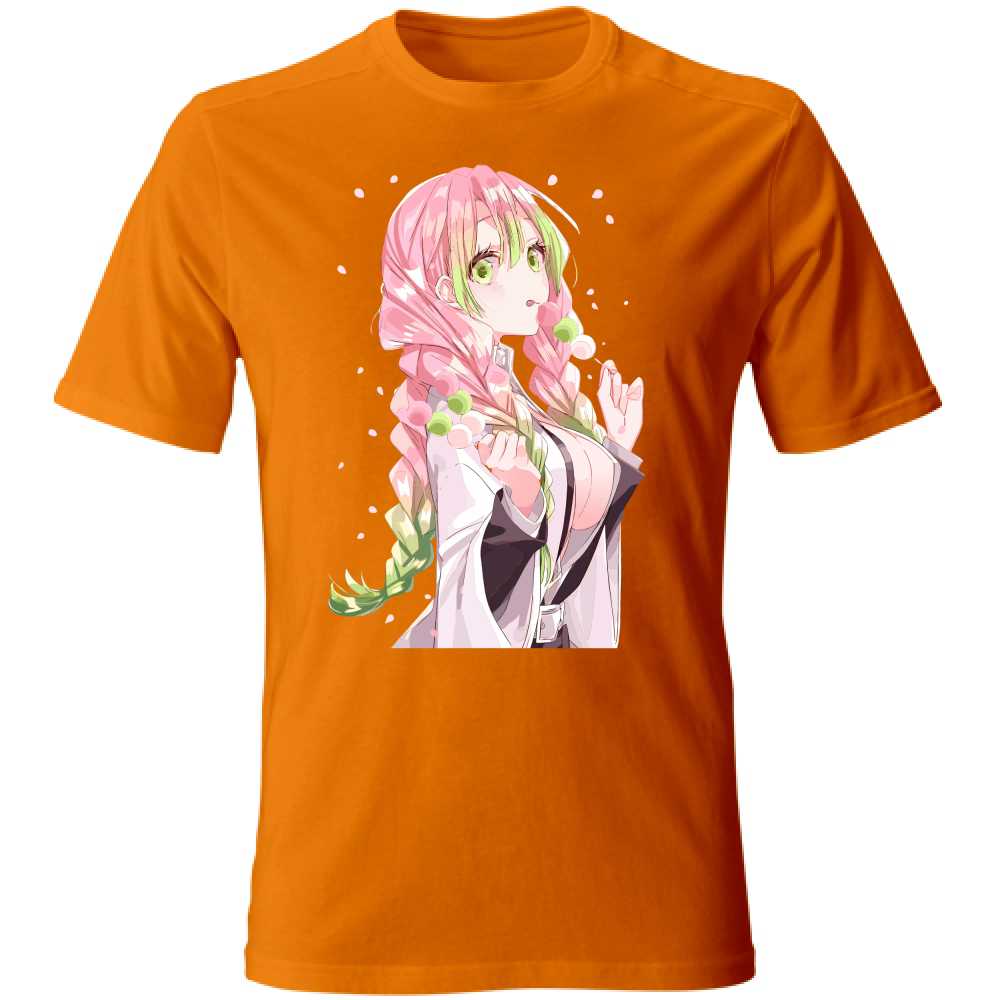 Otaku Hub Store orange / S T-Shirt Unisex T-Shirt Unisex Mitsuri Demon Slayer Anime, Abbigliamento anime, anime store, accessori anime, manga, manga store, abbigliamento manga accessori manga