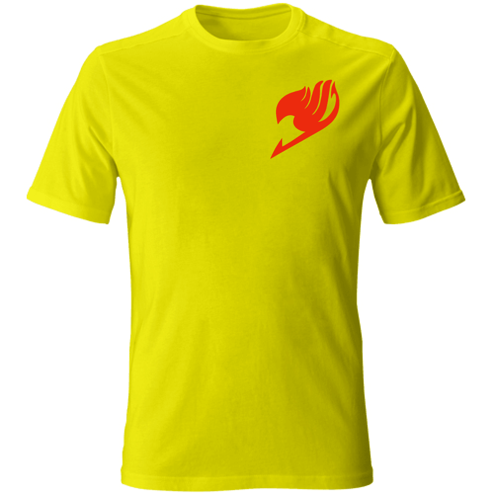 Otaku Hub Store yellow / S T-Shirt Unisex T-Shirt Unisex Natsu & Happy Fairy Tail Anime, Abbigliamento anime, anime store, accessori anime, manga, manga store, abbigliamento manga accessori manga