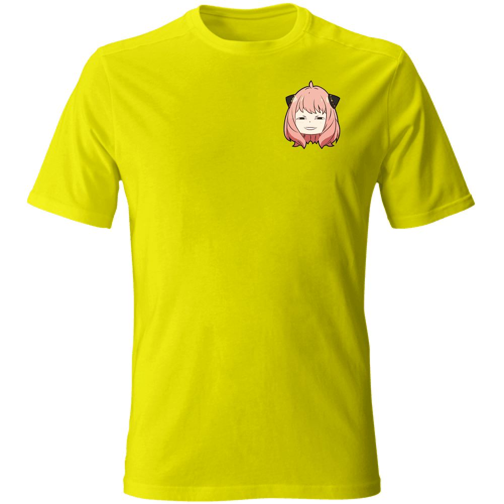 Otaku Hub Store yellow / S T-Shirt Unisex T-Shirt Unisex Anya Spy x Family Anime, Abbigliamento anime, anime store, accessori anime, manga, manga store, abbigliamento manga accessori manga