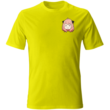 Otaku Hub Store yellow / S T-Shirt Unisex T-Shirt Unisex Anya Spy x Family Anime, Abbigliamento anime, anime store, accessori anime, manga, manga store, abbigliamento manga accessori manga