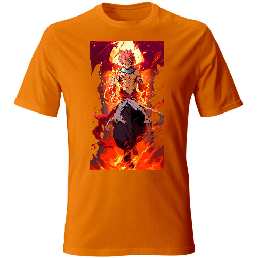 Otaku Hub Store orange / S T-Shirt Unisex T-Shirt Unisex Natsu Fairy Tail Anime, Abbigliamento anime, anime store, accessori anime, manga, manga store, abbigliamento manga accessori manga