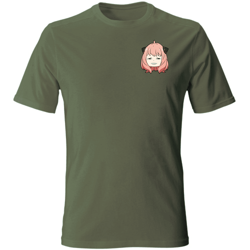 Otaku Hub Store militarygreen / S T-Shirt Unisex T-Shirt Unisex Anya Spy x Family Anime, Abbigliamento anime, anime store, accessori anime, manga, manga store, abbigliamento manga accessori manga