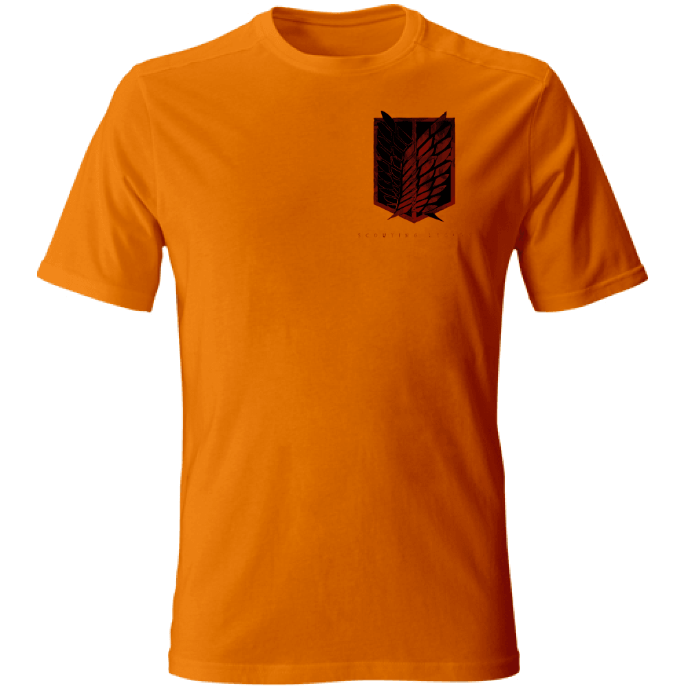 Otaku Hub Store orange / S T-Shirt Unisex T-Shirt Unisex Scoutin Legion Attack of Titan Anime, Abbigliamento anime, anime store, accessori anime, manga, manga store, abbigliamento manga accessori manga