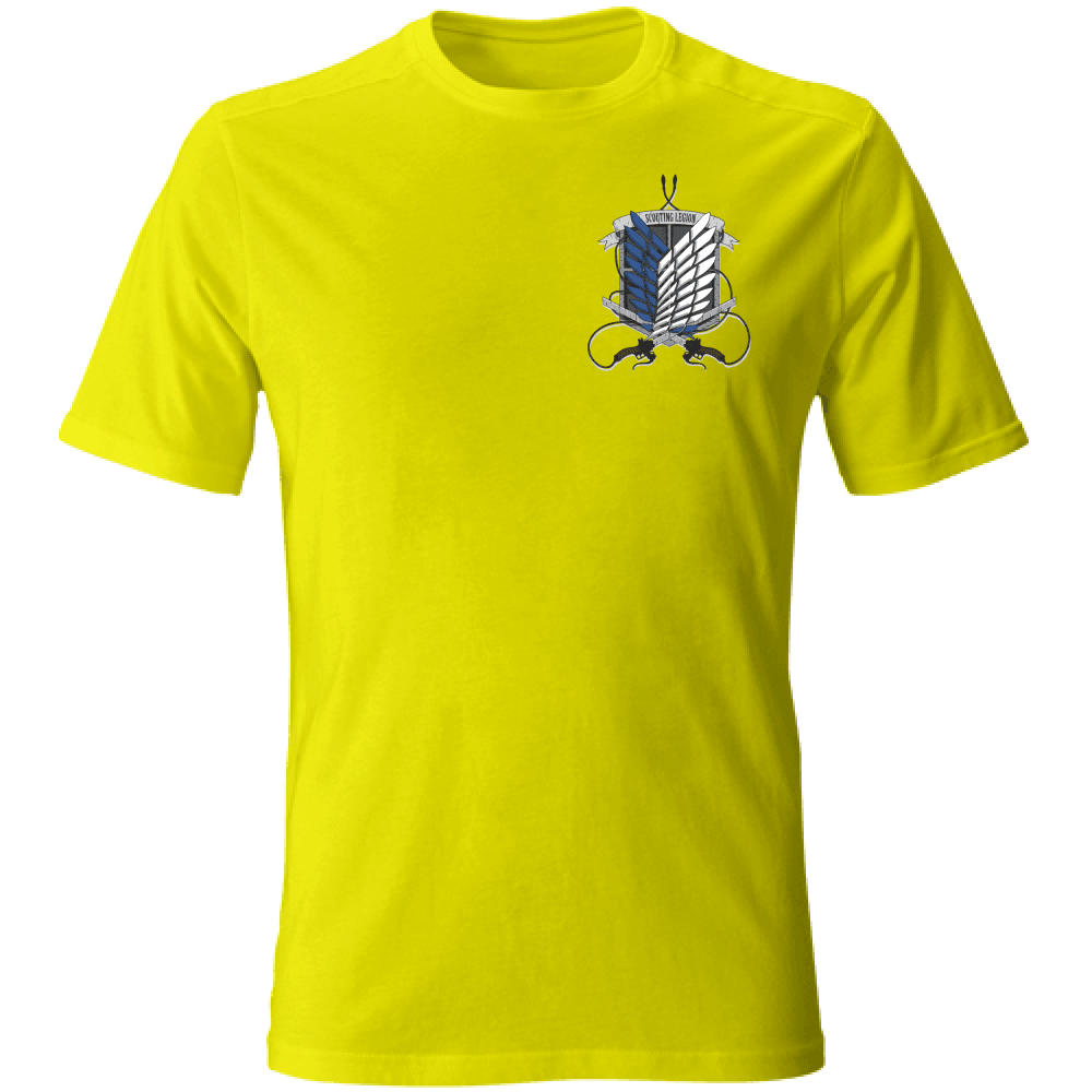 Otaku Hub Store yellow / S T-Shirt Unisex T-Shirt Unisex Unisex Eren Jaeger Attack of Titan Anime, Abbigliamento anime, anime store, accessori anime, manga, manga store, abbigliamento manga accessori manga