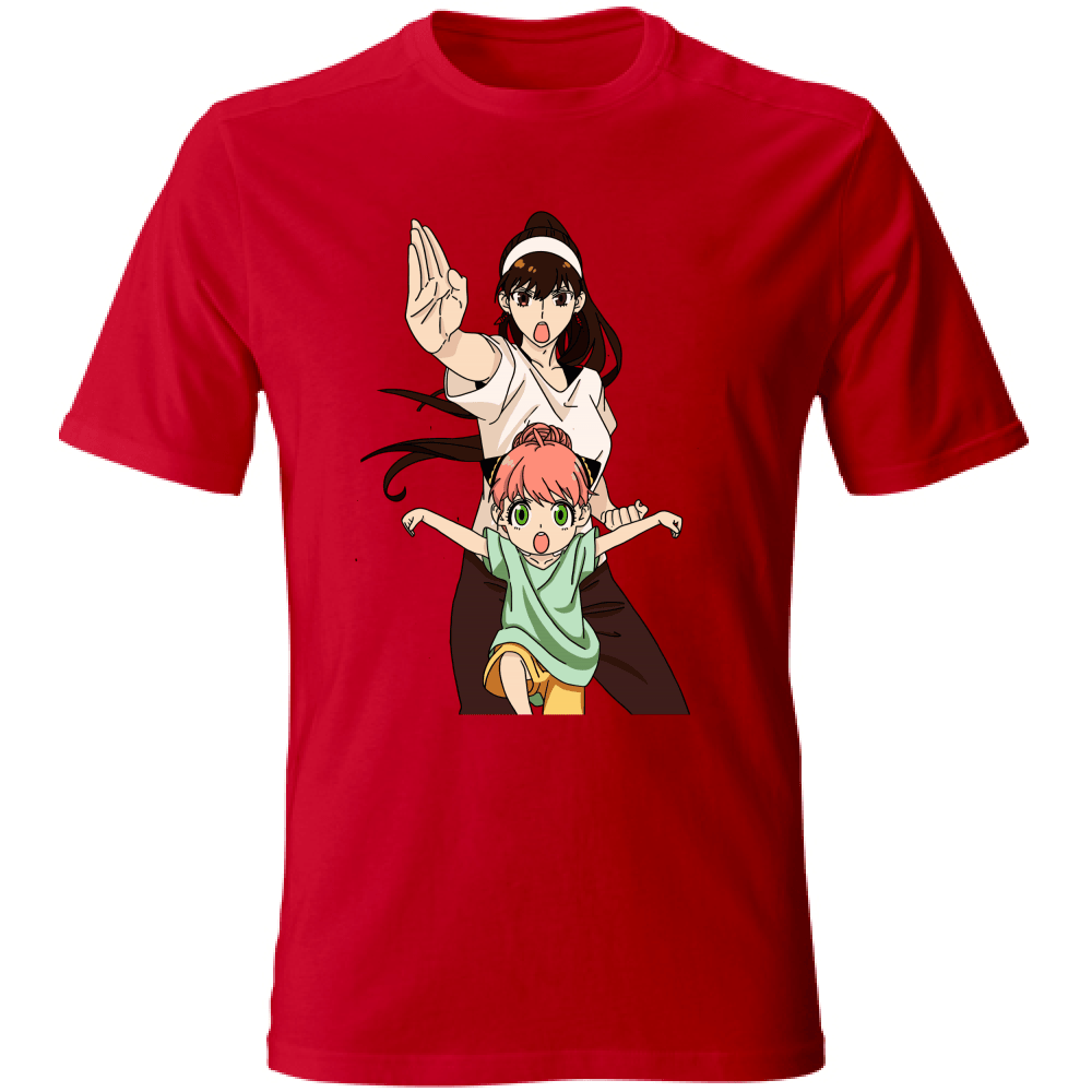 Otaku Hub Store red / S T-Shirt Unisex T-Shirt Unisex Anya & Yor Spy x Family Anime, Abbigliamento anime, anime store, accessori anime, manga, manga store, abbigliamento manga accessori manga