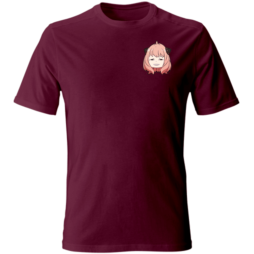 Otaku Hub Store bordeaux / S T-Shirt Unisex T-Shirt Unisex Anya Spy x Family Anime, Abbigliamento anime, anime store, accessori anime, manga, manga store, abbigliamento manga accessori manga