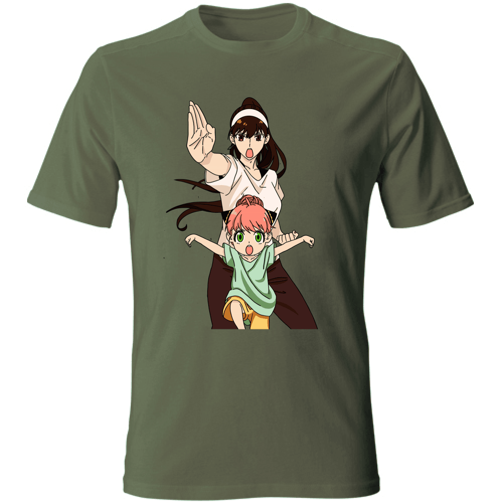 Otaku Hub Store militarygreen / S T-Shirt Unisex T-Shirt Unisex Anya & Yor Spy x Family Anime, Abbigliamento anime, anime store, accessori anime, manga, manga store, abbigliamento manga accessori manga