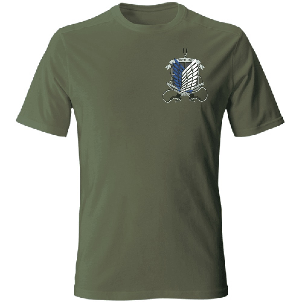 Otaku Hub Store militarygreen / S T-Shirt Unisex T-Shirt Unisex Unisex Eren Jaeger Attack of Titan Anime, Abbigliamento anime, anime store, accessori anime, manga, manga store, abbigliamento manga accessori manga