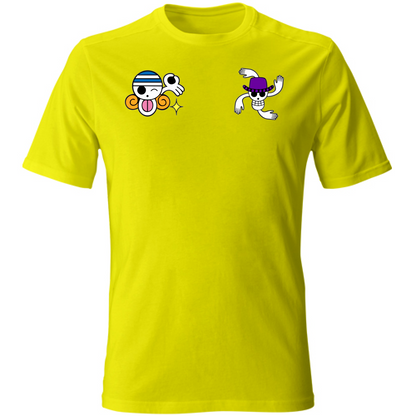 Otaku Hub Store yellow / S T-Shirt Unisex T-Shirt Unisex Robin & Nami One Piece Anime, Abbigliamento anime, anime store, accessori anime, manga, manga store, abbigliamento manga accessori manga