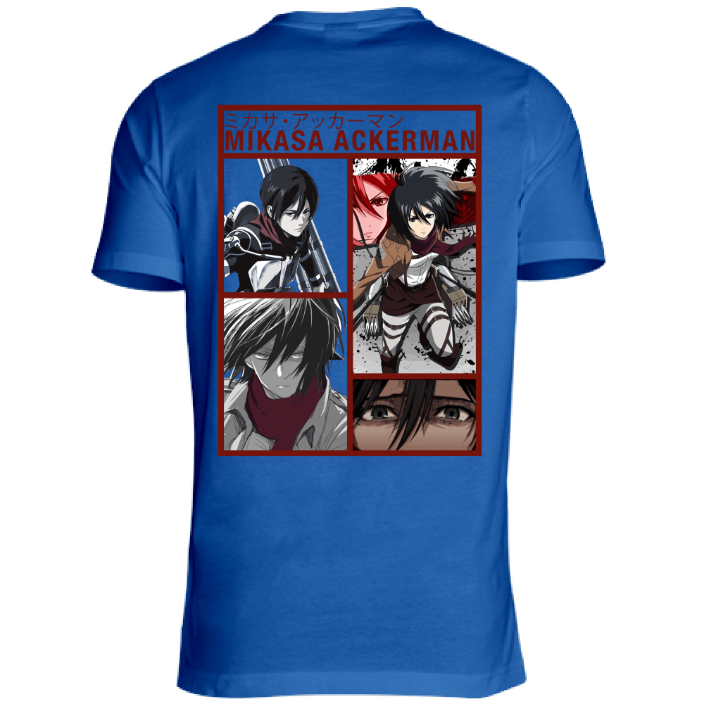 Otaku Hub Store T-Shirt Unisex T-Shirt Unisex Mikasa Ackerman Attack of Titan Anime, Abbigliamento anime, anime store, accessori anime, manga, manga store, abbigliamento manga accessori manga