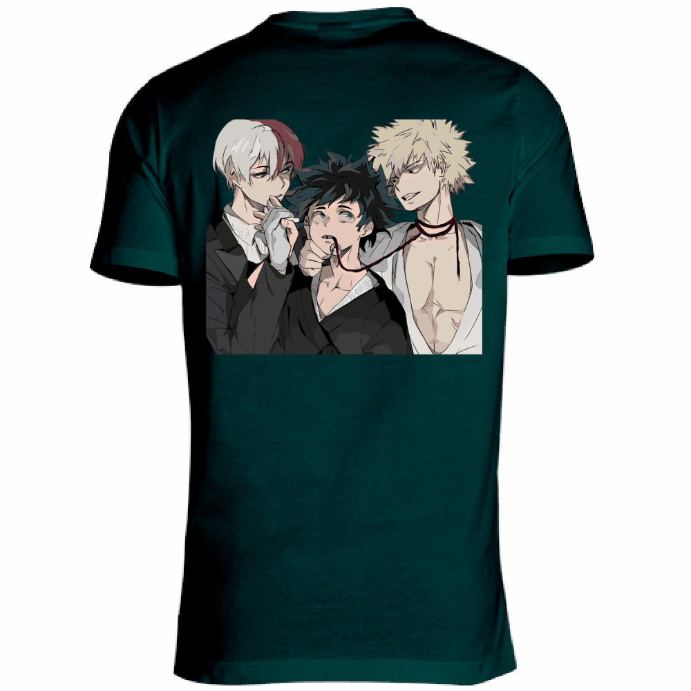 Otaku Hub Store T-Shirt Unisex T-Shirt Unisex Deku Kacchan Todoroki My Hero Academia Anime, Abbigliamento anime, anime store, accessori anime, manga, manga store, abbigliamento manga accessori manga