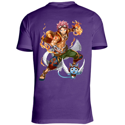 Otaku Hub Store T-Shirt Unisex T-Shirt Unisex Natsu & Happy Fairy Tail Anime, Abbigliamento anime, anime store, accessori anime, manga, manga store, abbigliamento manga accessori manga