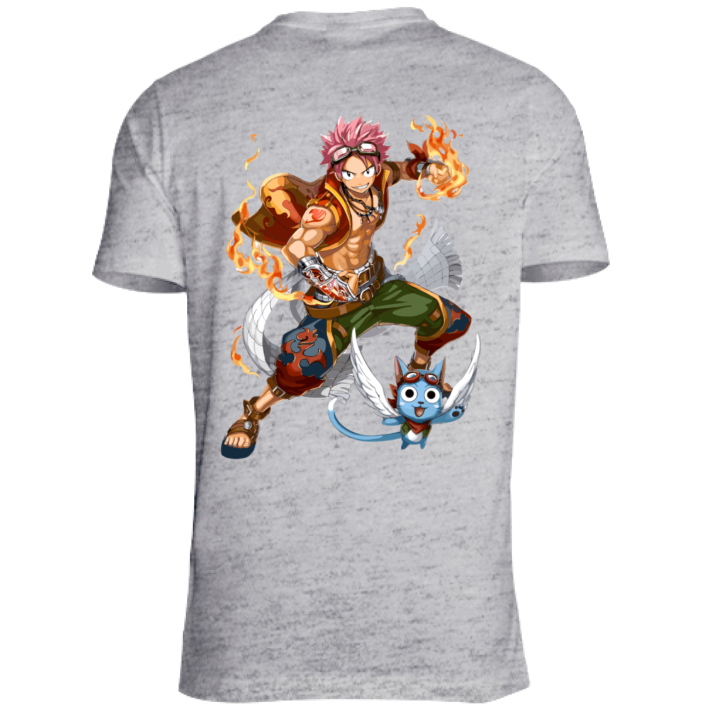 Otaku Hub Store T-Shirt Unisex T-Shirt Unisex Natsu & Happy Fairy Tail Anime, Abbigliamento anime, anime store, accessori anime, manga, manga store, abbigliamento manga accessori manga