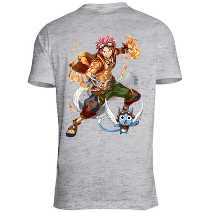 Otaku Hub Store T-Shirt Unisex T-Shirt Unisex Natsu & Happy Fairy Tail Anime, Abbigliamento anime, anime store, accessori anime, manga, manga store, abbigliamento manga accessori manga