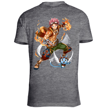 Otaku Hub Store T-Shirt Unisex T-Shirt Unisex Natsu & Happy Fairy Tail Anime, Abbigliamento anime, anime store, accessori anime, manga, manga store, abbigliamento manga accessori manga