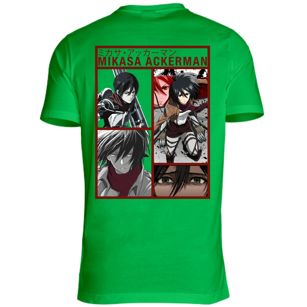 Otaku Hub Store T-Shirt Unisex T-Shirt Unisex Mikasa Ackerman Attack of Titan Anime, Abbigliamento anime, anime store, accessori anime, manga, manga store, abbigliamento manga accessori manga