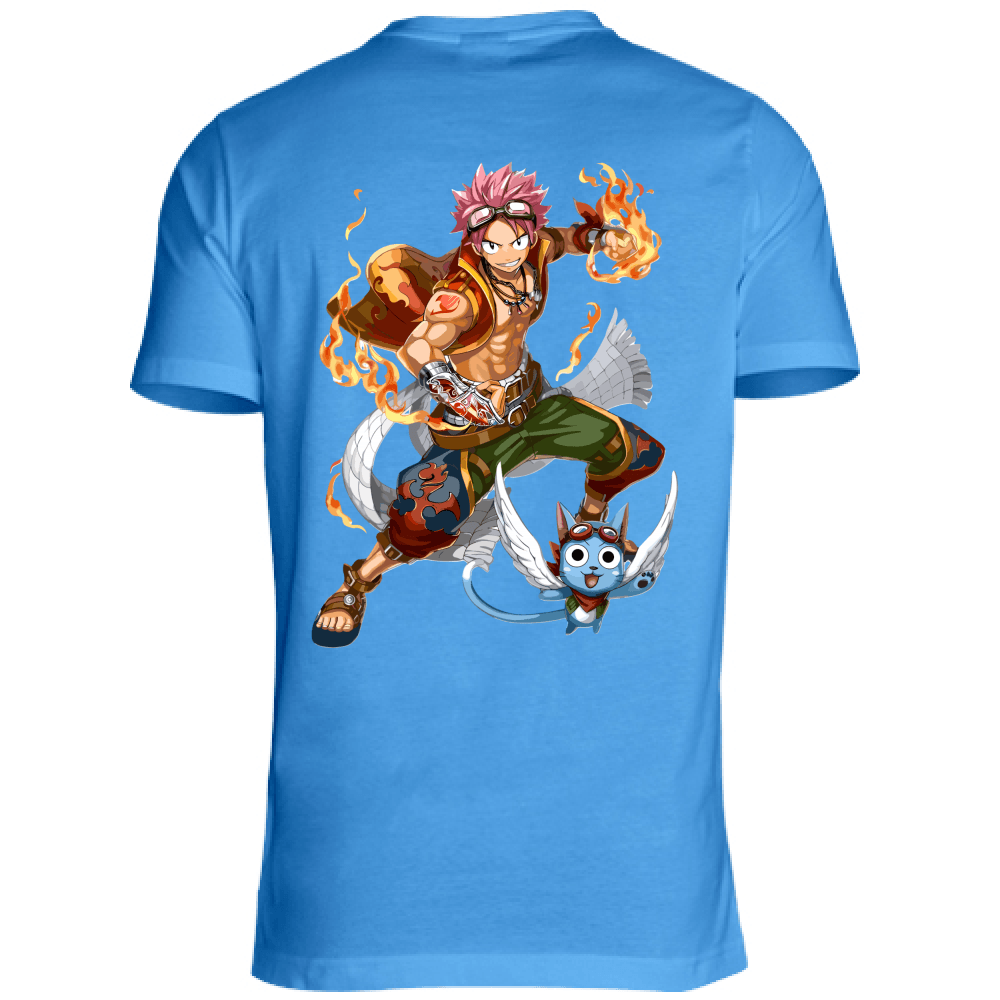 Otaku Hub Store T-Shirt Unisex T-Shirt Unisex Natsu & Happy Fairy Tail Anime, Abbigliamento anime, anime store, accessori anime, manga, manga store, abbigliamento manga accessori manga