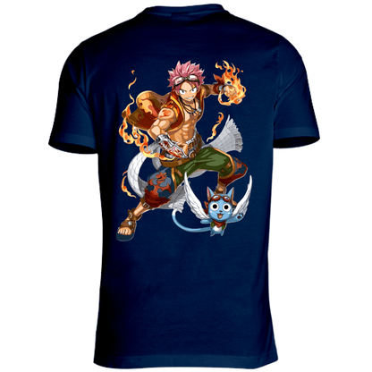 Otaku Hub Store T-Shirt Unisex T-Shirt Unisex Natsu & Happy Fairy Tail Anime, Abbigliamento anime, anime store, accessori anime, manga, manga store, abbigliamento manga accessori manga