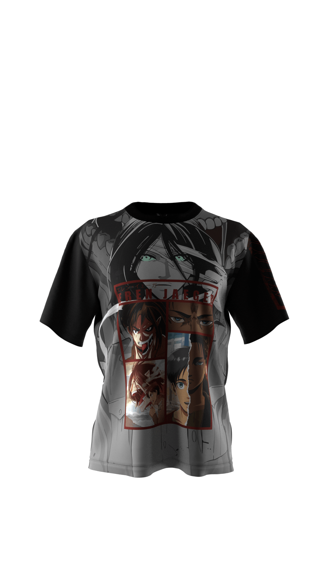 Otaku Hub Store S All Over T-Shirt Unisex T-shirt Eren Jaeger Special Edition Anime, Abbigliamento anime, anime store, accessori anime, manga, manga store, abbigliamento manga accessori manga
