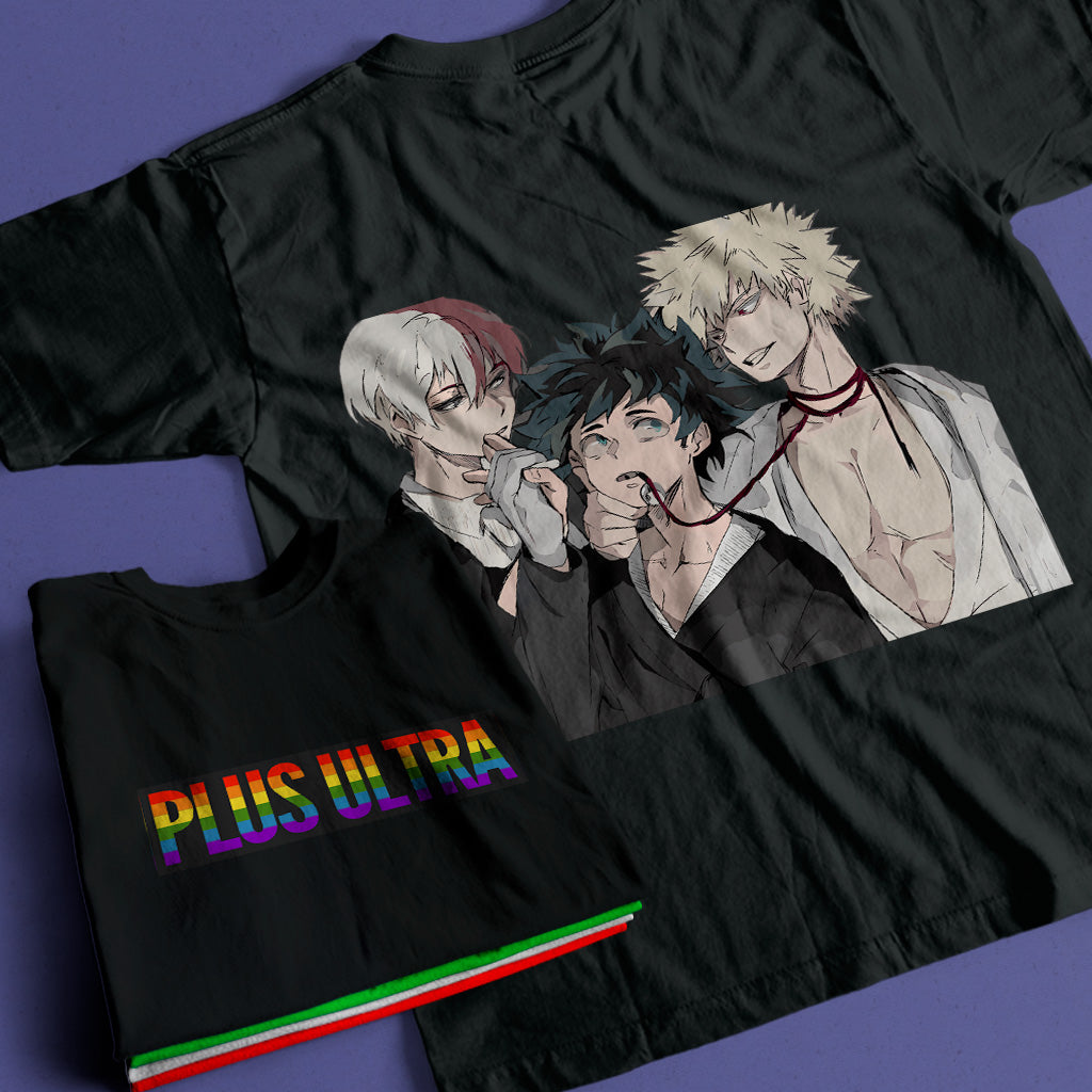 Otaku Hub Store T-Shirt Unisex T-Shirt Unisex Deku Kacchan Todoroki My Hero Academia Anime, Abbigliamento anime, anime store, accessori anime, manga, manga store, abbigliamento manga accessori manga