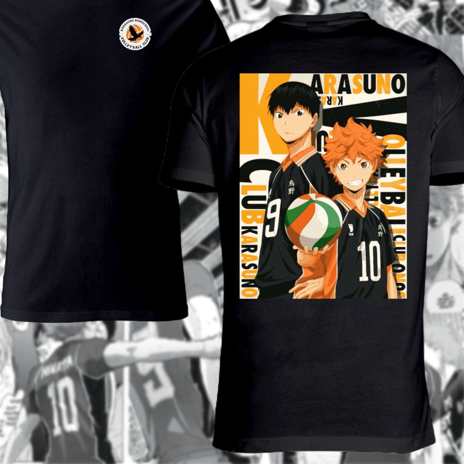 Otaku Hub Store T-Shirt Unisex T-Shirt Unisex Hinata & Kageyama Haikyu Anime, Abbigliamento anime, anime store, accessori anime, manga, manga store, abbigliamento manga accessori manga