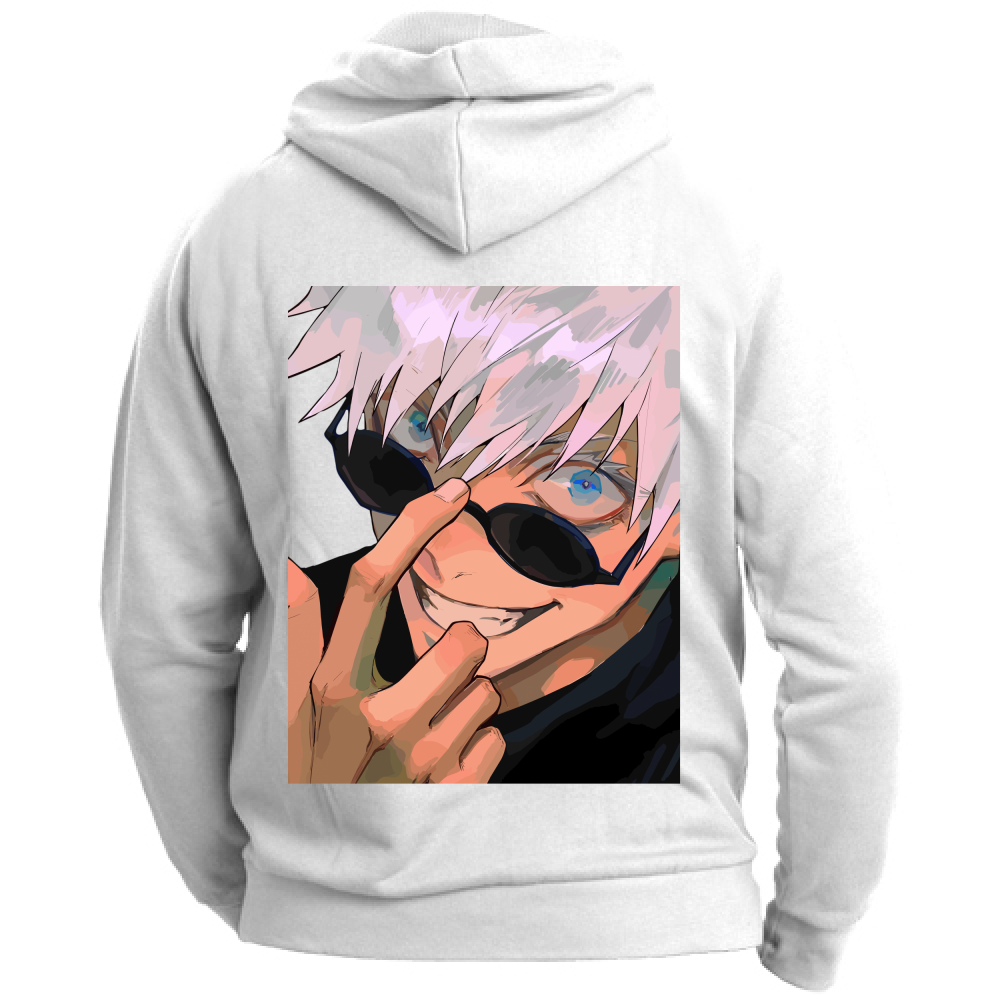 Otaku Hub Store Felpa Unisex con Cappuccio Felpa Unisex con Cappuccio Gojo Jujutsu Kaisen Anime, Abbigliamento anime, anime store, accessori anime, manga, manga store, abbigliamento manga accessori manga